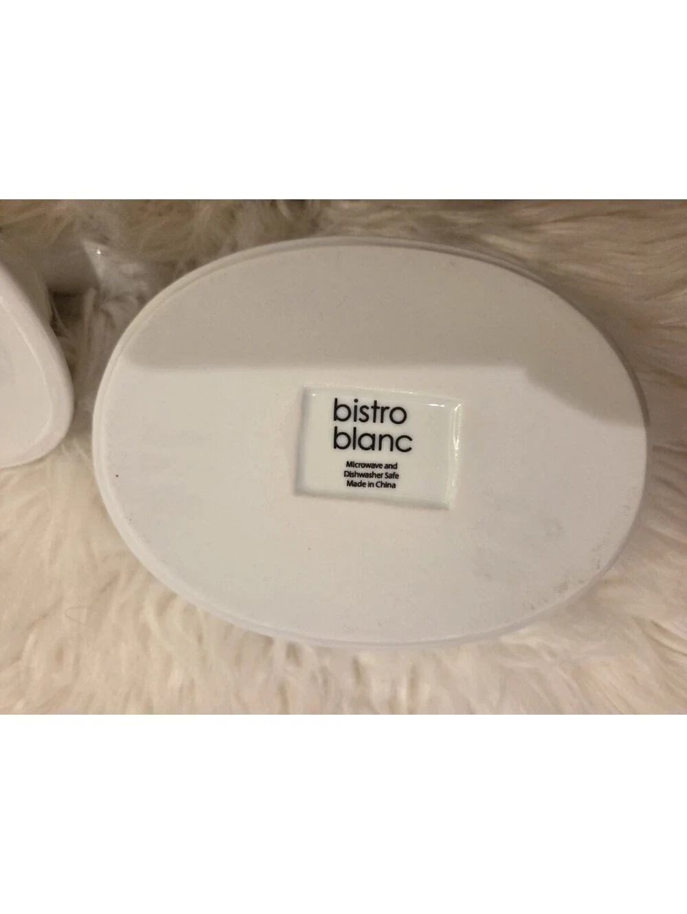Bistro Blanc White Ceramic Duck Casserole Microwave And Dishwasher Safe